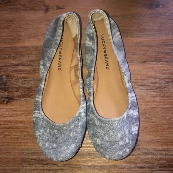 Lucky Brand Shoes - Lucky Brand Size 7 Ballet Flats Blue/Grey NWT